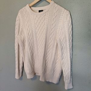 J. Crew cotton fisherman's sweater